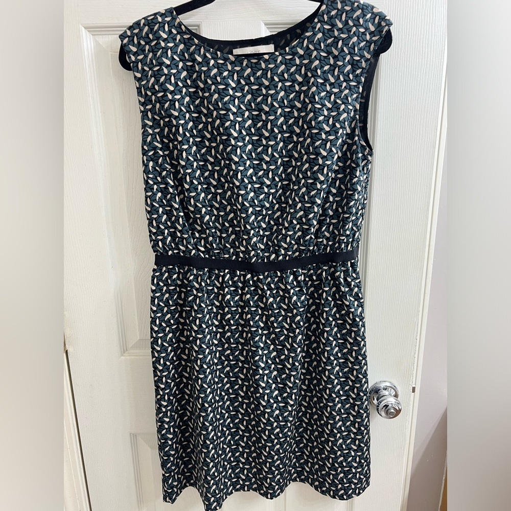 LOFT Leaf Polyester Dress - Size M